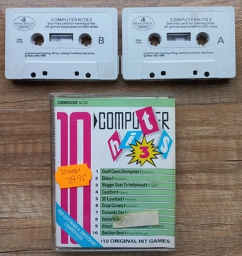Computer Hits 3 10in1 prezent Commodore 64 128 gra