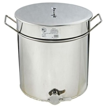 Odstojnik nierdzewny 30 l / ~42 kg, zawór nierdzewny 6/4