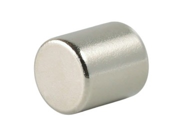 10x magnes neodymowy walcowy 7x8 magnesy neodym