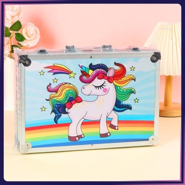 ТВОРЧЕСКИЙ ХУДОЖЕСТВЕННЫЙ НАБОР ДЛЯ РАСКРАСКИ ДЛЯ РЕБЕНКА, ЧЕМОДАН