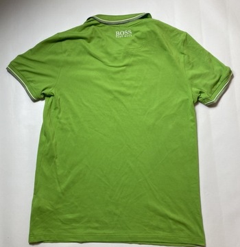 Hugo Boss GREEN HB Modern Fit ZIELONE ORYGINALNE POLO /L