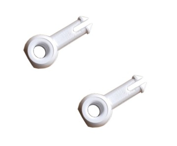 НАБОР МИНИ-БЕЛЫХ КРЫШЕК ДЛЯ РОЛЕТНЫХ СТАВН + втулка, 2 шт.