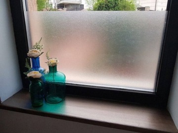 67,5cm Folia samoprzylepna na szybe okno MLECZNA SZYBA - BEZ WZORU