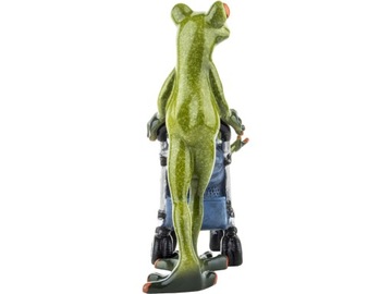 Статуэтка В ПОДАРОК ​​- Лягушка с Лягушонком в коляске
