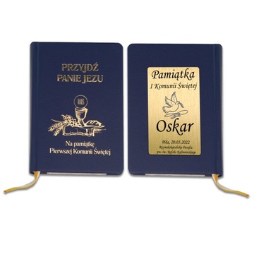 Modlitewnik Książeczka Komunii GRANAT PPJ + GRAWER