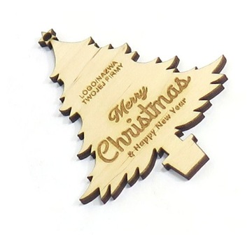 РОЖДЕСТВЕНСКАЯ ЕЛКА + ЛОГОТИП КОМПАНИИ ПОДАРОК ​​ПОДАРОК ​​MC16