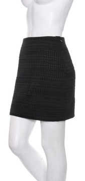 H&M krótka czarna spódniczka żakard r. 34