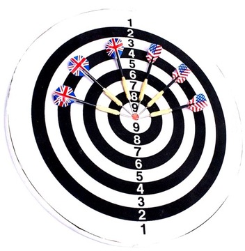 DART SIZALOWY DELUXE GRA W RZUTKI TARCZA 45CM 2W1