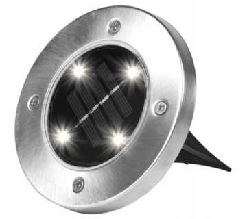 Lampki SOLARNE GRUNTOWE NAJAZDOWE 4 SZT
