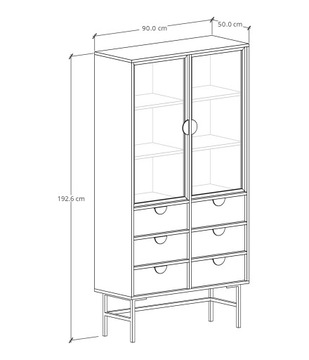 БОЛЬШАЯ ПОЛКА ДЛЯ ГАРДЕРОБА ПОЛКА ДЛЯ ГОСТИНОЙ WS2 90СМ SIGI