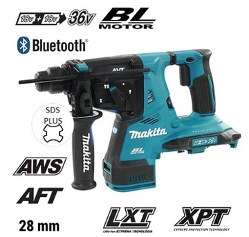 Ударная дрель MAKITA DHR282PT2JU SDS-Plus 2.8J для 2х18В LXT XPT AWS