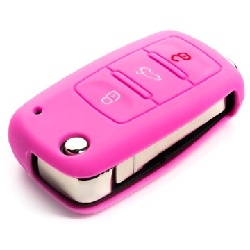 ETUI SILIKONOWE POKROWIEC NA KLUCZYK VW GOLF POLO CADDY SKODA OCTAVIA FABIA