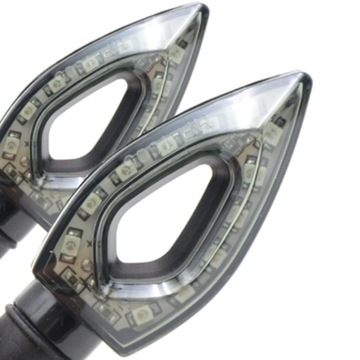 2 СВЕТОДИОДНЫХ СИГНАЛА ПОВОРОТА ДЛЯ СКУТЕРА QUADA ОДОБРЕНО