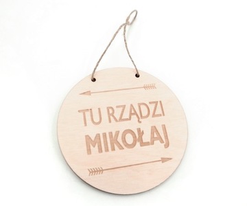ZAWIESZKA TABLICZKA na drzwi imię dziecka DREWNO