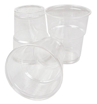 Kubek kubki plastikowy do napojów zimnych piwa SHAKE PET 200ml 50szt. 78mm
