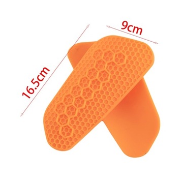 1 пара футбольных щитков для голени, защитное оборудование для мужчин, оранжевого цвета