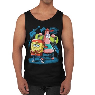 TANK TOP HORROR/ROCK PUNK ROCK SPONGEBOB