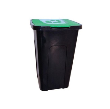 Kosz śmieci IAN pokrywą recyklingu zielony