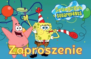 Запрошення запрошення SPONGEBOB SPONGE BOB 1 шт.