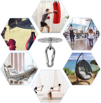 ПОТОЛОЧНЫЙ КРЮК, ПОДВЕСНОЙ СТУЛ, НЕРЖАВЕЮЩАЯ СТАЛЬ, КРЮК ДЛЯ БОКСЕРСКОЙ СУМКИ