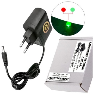 ŁADOWARKA SIECIOWA ZASILACZ 7.5V 1A (3.5x1.35)