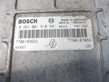 КОМПЬЮТЕР 0281001810 7700109622 7700107088 RENAULT