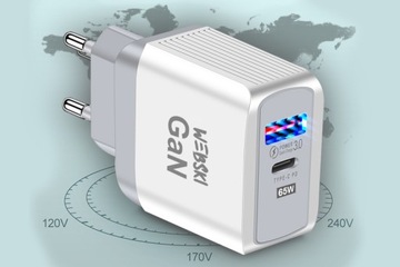 ЗАРЯДНОЕ УСТРОЙСТВО ДЛЯ БЫСТРОЙ ЗАРЯДКИ CUB QC 3 PD GaN