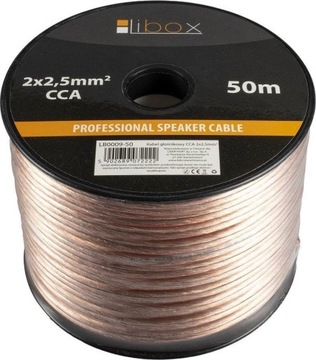 Przewód Kabel głośnikowy 2x2,50 LB000950 LIBOX
