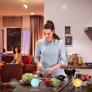 СТАРТОВЫЙ НАБОР 3 светодиодных лампы BLUETOOTH Philips HUE WHITE AMBIANCE 9 Вт E27