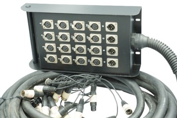 Rozdzielacz estradowy audio splitter XLR