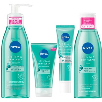 NIVEA Derma Clear Набор для очищения лица