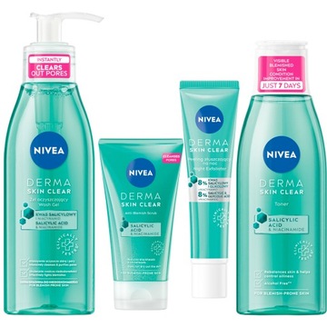 NIVEA Zestaw Oczyszczający do twarzy Derma Clear