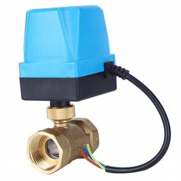 ELEKTROZAWÓR ZAWOR KULOWY 1CAL DN25 SILOWNIK AC220V
