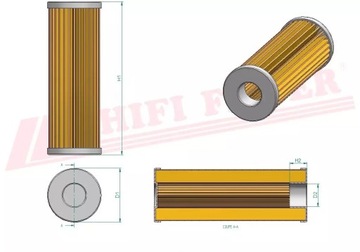 HIFI FILTER SN 21589 топливный фильтр