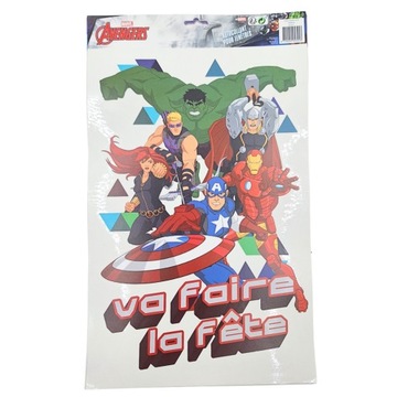 ДЕКОРАТИВНАЯ ПЛЕНКА ДЛЯ ОКНА MARVEL AVENGERS