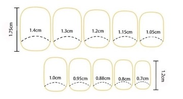 PAZNOKCIE SZTUCZNE TIPSY SHORT SQUARE BLUE SKY SAMOPRZYLEPNE 24SZT