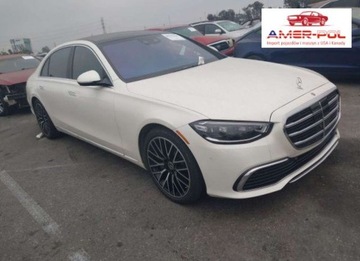 Mercedes 2022 Mercedes-Benz Klasa S 2022, 3.0L, 4x4, od ubezpieczalni 3.0 Benzyna 429KM