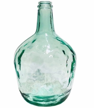 WAZON DUŻA PĘKATA BUTELKA 31 cm HANDMADE TURKUS