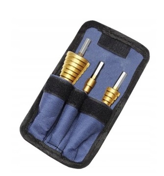 WIERTŁA STOPNIOWE STOŻKOWE DO METALU DREWNA PLASTIKU BLACH ZESTAW 4-32 MM