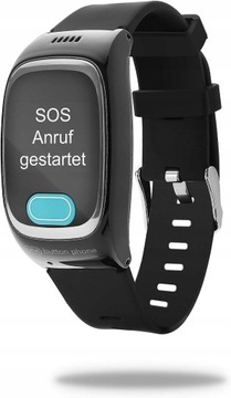 Smartwatch One Button Phone czarny