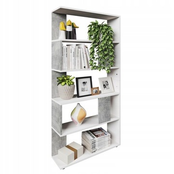Bookcase Vicco Półki 80 cm x 162,6 cm x 23,6 cm Wh