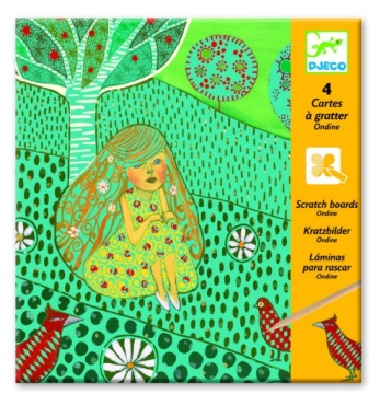 DJECO Скретч-розмальовка ONDINE - художні