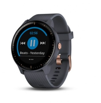 СМАРТ-ЧАСЫ GARMIN VIVOACTIVE 3 МУЗЫКА ГРАНИТ СИНИЙ ЗОЛОТОЙ