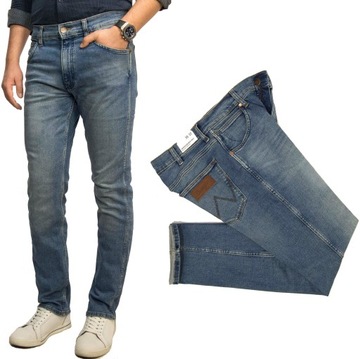 Wrangler Greensboro Fever spodnie jeansy W46 L34