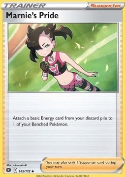 Karta Pokemon Marnie's Pride (BRS 145) 145/172