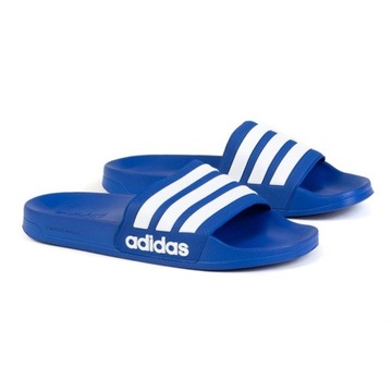 ADIDAS ADILETTE SHOWER KLAPKI NIEBIESKIE 46 1ŻMA