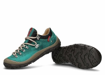 NAGABA 054 SZMARAGDOWY CRAZY - PÓŁBUT TREKKINGOWY DAMSKI - ROZMIAR 38