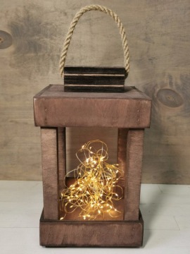 ДЕКОРАТИВНЫЙ КОРИЧНЕВЫЙ ФОНАРЬ ДЛЯ ФОНАРЯ ЦЕНТРА ЛАМП