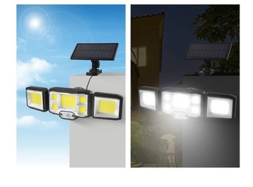 СОЛНЕЧНАЯ ЛАМПА С ДАТЧИКОМ ДВИЖЕНИЯ В СУМЕРКАХ LED COB