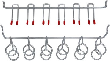 Набор металлических крючков 228 El. Перфорированная инструментальная доска